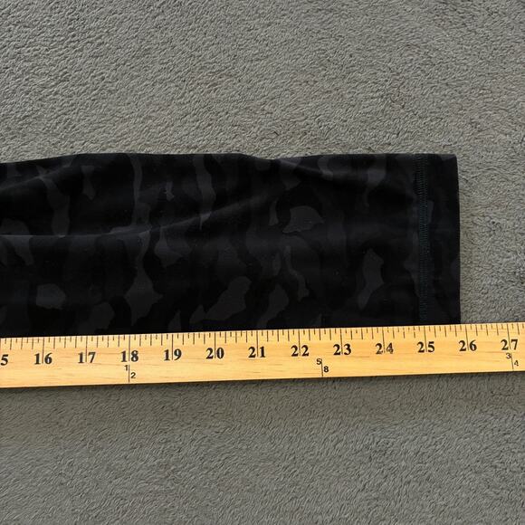 Lululemon Align High Rise Camouflage Black Grey Yoga Pants Women's Size 6 - Picture 6 of 8